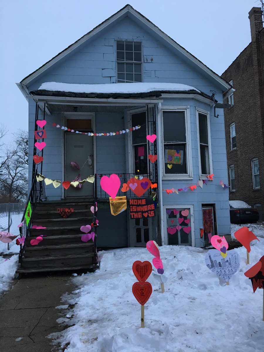 Donda West's former house in Chicago's South Shore neighborhood in February 2018. (Carrie Shepherd/WBEZ)